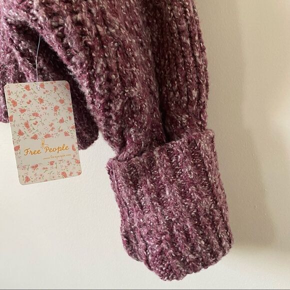 Nwt-Free People “Merry Go Round” Crop Sweater - Picture 11 of 14